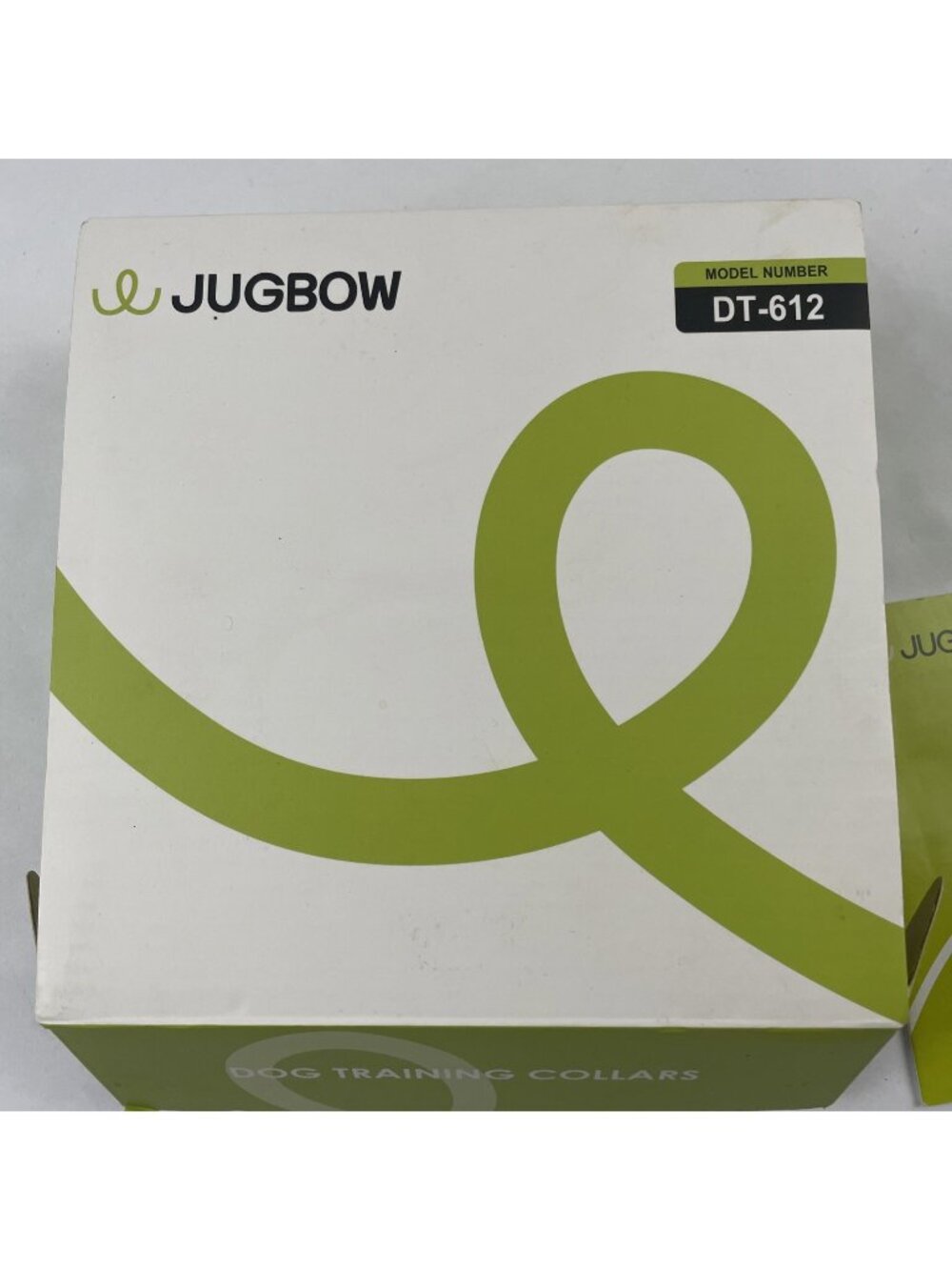 JUGBOW DT-612 Dog Training Collar 2-Dog Remote Beep/Vibrate/Shock 4200ft Green